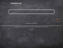 Tablet Screenshot of dickeybub.com